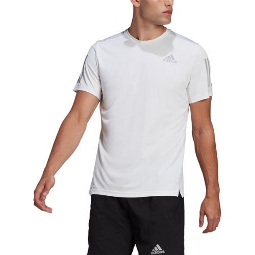 adidas Men's Own The Run White T-Shirt adidas Men's Own The Run White T-Shirt