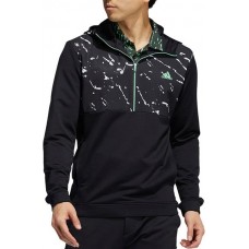 adidas Men's Primeblue COLD.RDY 1/2 Zip Golf Black/White Pullover adidas Men's Primeblue COLD.RDY 1/2 Zip Golf Black/White Pullover