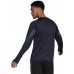 adidas Men's Run Icon Full Reflective 3-Stripes Long Sleeve Legend Ink T-Shirt