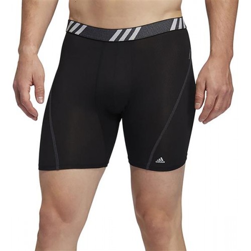 adidas Men's Sport Performance Mesh Boxer Briefs Black/Onix/Black - 3 Pack adidas Men's Sport Performance Mesh Boxer Briefs Black/Onix/Black - 3 Pack