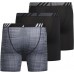 adidas Men's Sport Performance Mesh Boxer Briefs Illum Black/Onix/Clr Grey - 3 Pack