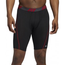 adidas Men's Sport Performance Mesh Long Boxer Briefs Onix/Scarlet/Black - 3 Pack adidas Men's Sport Performance Mesh Long Boxer Briefs Onix/Scarlet/Black - 3 Pack