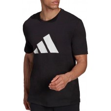adidas Men's Sportswear Future Icons 3 Bar Black T-Shirt