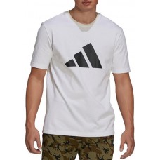 adidas Men's Sportswear Future Icons 3 Bar White T-Shirt