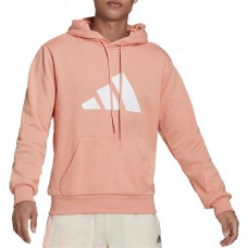 adidas Men's Sportswear Future Icons Logo Graphic Ambient Blush Hoodie