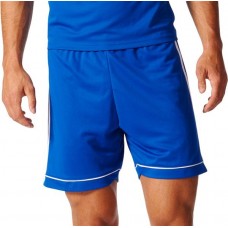 adidas Men's Squadra 17 Soccer Bold Blue/White Shorts adidas Men's Squadra 17 Soccer Bold Blue/White Shorts