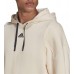 adidas Men's Studio Lounge Fleece Wonder White Hoodie adidas Men's Studio Lounge Fleece Wonder White Hoodie