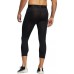 adidas Men's TechFit 3/4 Black Tights