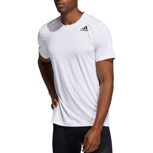 adidas Men's TechFit Fitted White Top adidas Men's TechFit Fitted White Top