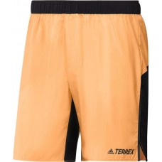 adidas Men's Terrex Primeblue Trail Hazy Orange Shorts adidas Men's Terrex Primeblue Trail Hazy Orange Shorts