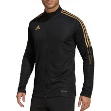 adidas Men's Tiro Track Black/Metallic Gold Jacket adidas Men's Tiro Track Black/Metallic Gold Jacket