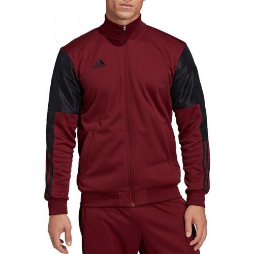 adidas Men's Tiro Track Shadow Red Jacket adidas Men's Tiro Track Shadow Red Jacket