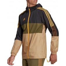adidas Men's Tiro Winterized Blk/Beige Tne/Focus Olive Windbreaker adidas Men's Tiro Winterized Blk/Beige Tne/Focus Olive Windbreaker