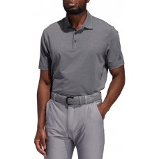 adidas Men's Ultimate365 Heather Golf Black Melange Polo adidas Men's Ultimate365 Heather Golf Black Melange Polo