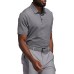 adidas Men's Ultimate365 Heather Golf Black Melange Polo adidas Men's Ultimate365 Heather Golf Black Melange Polo