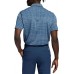 Adidas Men's Ultimate365 Print Primegreen Golf Crew Navy/Halo Blue Polo