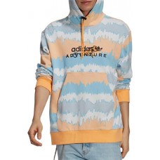 adidas Originals Men's Adventure Pullover Hazy Orange/Multi Hoodie adidas Originals Men's Adventure Pullover Hazy Orange/Multi Hoodie