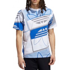 adidas Originals Men's Logo Play Ambient Sky/Team Royal T-Shirt