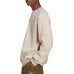 adidas Originals Men's Trefoil Linear Crew Linen Sweatshirt adidas Originals Men's Trefoil Linear Crew Linen Sweatshirt