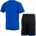 adidas Toddler Boys' Graphic Cotton Short Sleeve T-Shirt and Shorts Black/Blue Set adidas Toddler Boys' Graphic Cotton Short Sleeve T-Shirt and Shorts Black/Blue Set