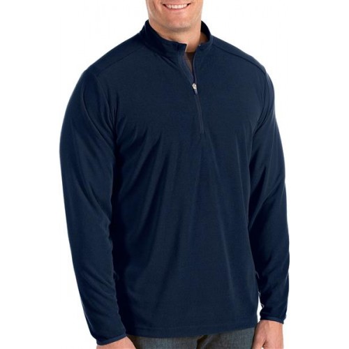 Antigua Men's Glacier 1/4 Zip Pullover Jacket Big & Navy Tall Antigua Men's Glacier 1/4 Zip Pullover Jacket Big & Navy Tall