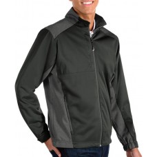 Antigua Men's Revolve Long Sleeve Full Zip Charcoal/Charcoal Jacket