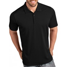 Antigua Men's Tribute Polo Black Shirt