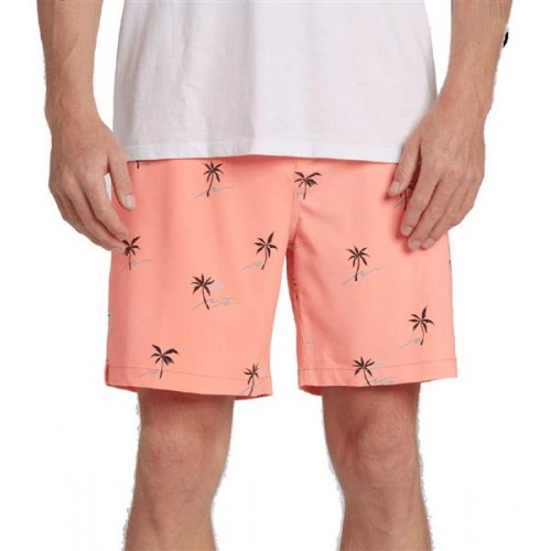 Billabong Men's Sundays Layback Swim Neon Melon Trunks Billabong Men's Sundays Layback Swim Neon Melon Trunks