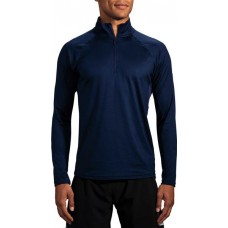 Brooks Men's Dash 1/2 Zip Long Sleeve Navy Top