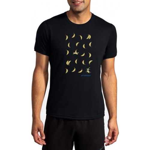 Brooks Men's Distance Graphic Short Sleeve Running Global Running Day T-Shirt Brooks Men's Distance Graphic Short Sleeve Running Global Running Day T-Shirt