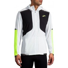 Brooks Men's Run Visible Carbonite Icy Grey/Black Jacket Brooks Men's Run Visible Carbonite Icy Grey/Black Jacket