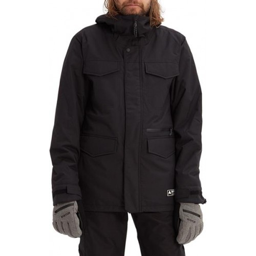 Burton Men's Covert Insulated True Black Jacket Burton Men's Covert Insulated True Black Jacket