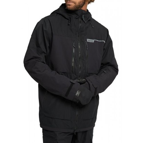 Burton Men's Frostner Full-Zip True Black Jacket Burton Men's Frostner Full-Zip True Black Jacket