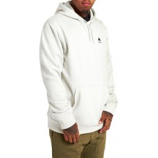 Burton Men's Oak Pullover Stout White Heather Hoodie