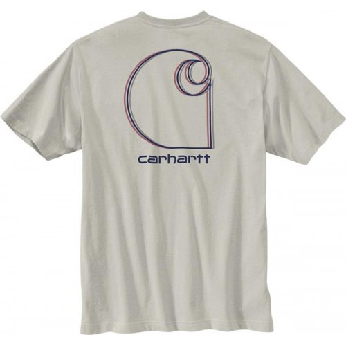 Carhartt Men's Big and Tall Logo Graphic Short Sleeve Malt T-Shirt Carhartt Men's Big and Tall Logo Graphic Short Sleeve Malt T-Shirt
