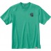 Carhartt Men's Fishing Graphic Short Sleeve Sea Green Heather T-Shirt Carhartt Men's Fishing Graphic Short Sleeve Sea Green Heather T-Shirt