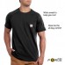 Carhartt Men's Force Cotton Delmont Short Sleeve Carbon Heather T-Shirt Carhartt Men's Force Cotton Delmont Short Sleeve Carbon Heather T-Shirt