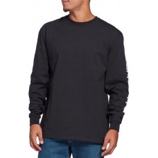 Carhartt Men's Graphic Logo Long Sleeve Black Shirt