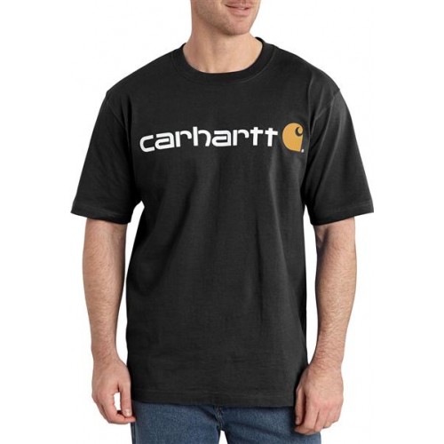 Carhartt Men's Logo Black T-Shirt Carhartt Men's Logo Black T-Shirt