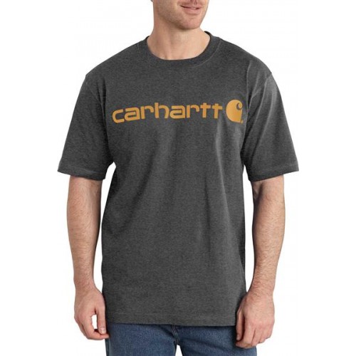 Carhartt Men's Logo Carbon Heather T-Shirt Carhartt Men's Logo Carbon Heather T-Shirt