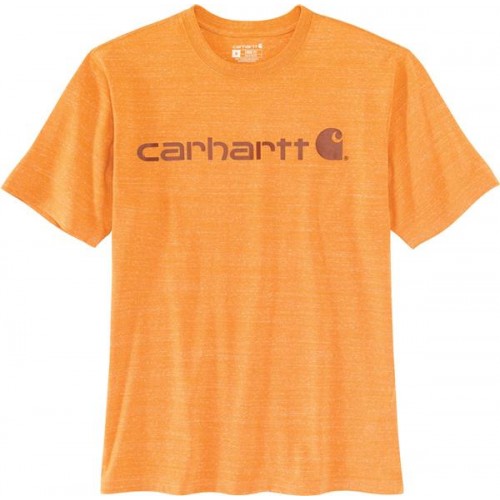 Carhartt Men's Logo Marigold Snow Heather T-Shirt Carhartt Men's Logo Marigold Snow Heather T-Shirt