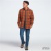 Carhartt Men's Loose Fit Heavyweight Long Sleeve Flannel Plaid Carhartt Brown Shirt