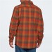 Carhartt Men's Loose Fit Heavyweight Long Sleeve Flannel Plaid Carhartt Brown Shirt