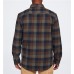 Carhartt Men's Loose Fit Heavyweight Long Sleeve Flannel Plaid Dark Coffee Shirt