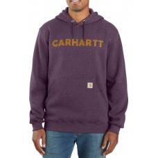 Carhartt Men's Midweight Logo Graphic Nocturnal Haze Heather Sweatshirt
