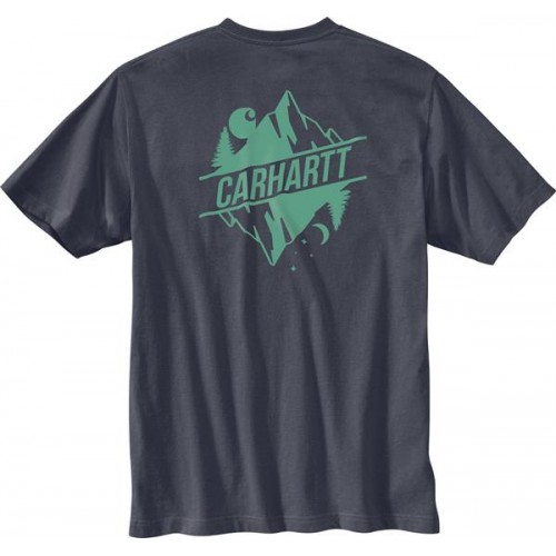 Carhartt Men's Outdoor Short Sleeve Graphic Bluestone T-Shirt Carhartt Men's Outdoor Short Sleeve Graphic Bluestone T-Shirt