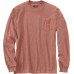 Carhartt Men's Relaxed Fit Long Sleeve Heavy Weight Graphic Feldspar Heather T-Shirt Carhartt Men's Relaxed Fit Long Sleeve Heavy Weight Graphic Feldspar Heather T-Shirt