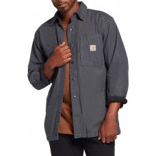 Carhartt Men's Rugged Flex Rigby Shirt Shadow Jacket