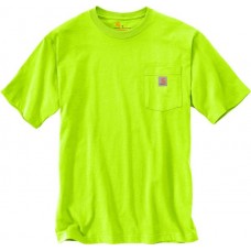 Carhartt Men's Workwear K87 Pocket Brite Lime T-Shirt