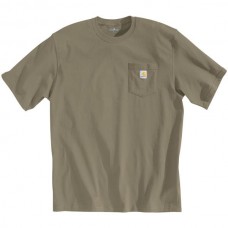 Carhartt Men's Workwear K87 Pocket Khaki T-Shirt Carhartt Men's Workwear K87 Pocket Khaki T-Shirt